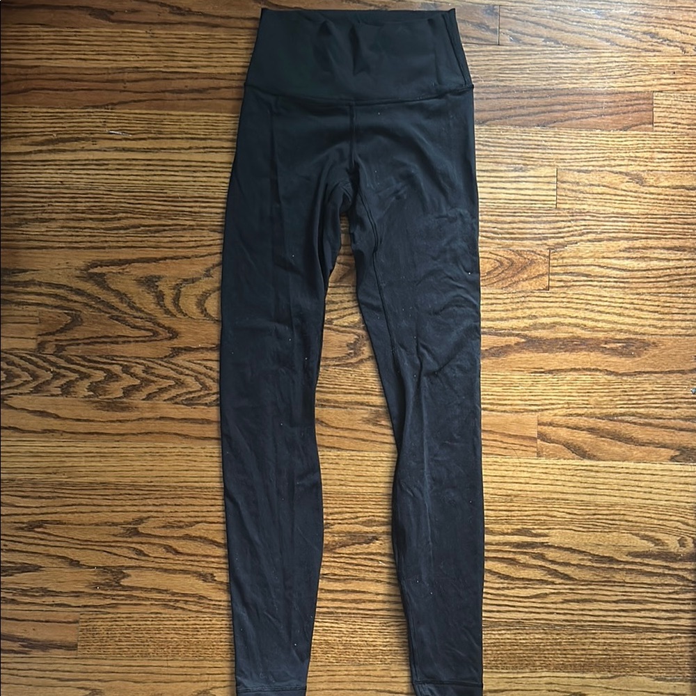 Lululemon Black Wunder Under High Waisted Leggings